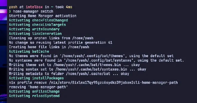 Home Manager - Switch