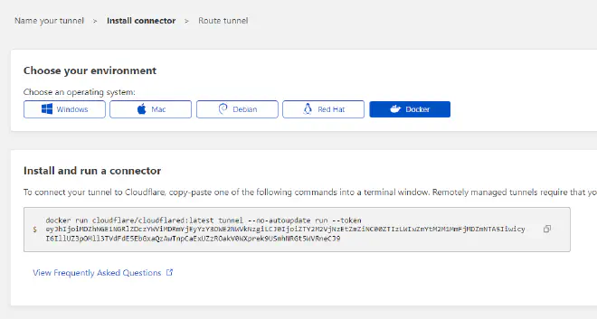 Connector installation